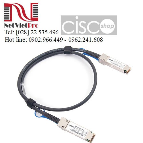 Cable DAC Cisco QSFP-100G-CU (1M, 2M, 3M, 5M) chính hãng
