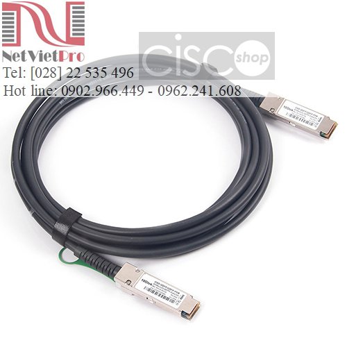 Cable DAC Cisco QSFP-H40G-CU (0.5M,1M, 2M, 3M, 4M, 5M) Chính Hãng