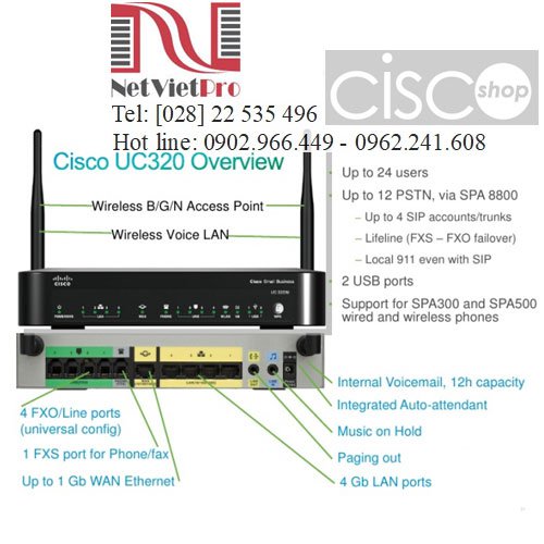 Tổng đài Cisco UC320