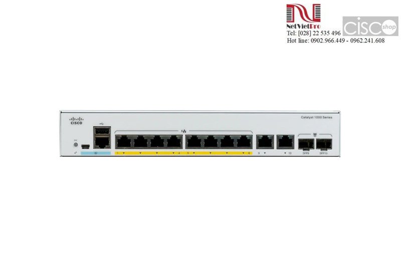 Switch Cisco Catalyst 1000 C1000-8T-2G-L